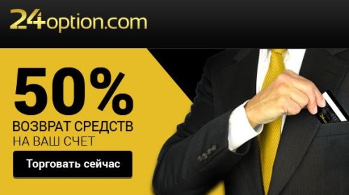 в 24Option неплохая бонусная программа